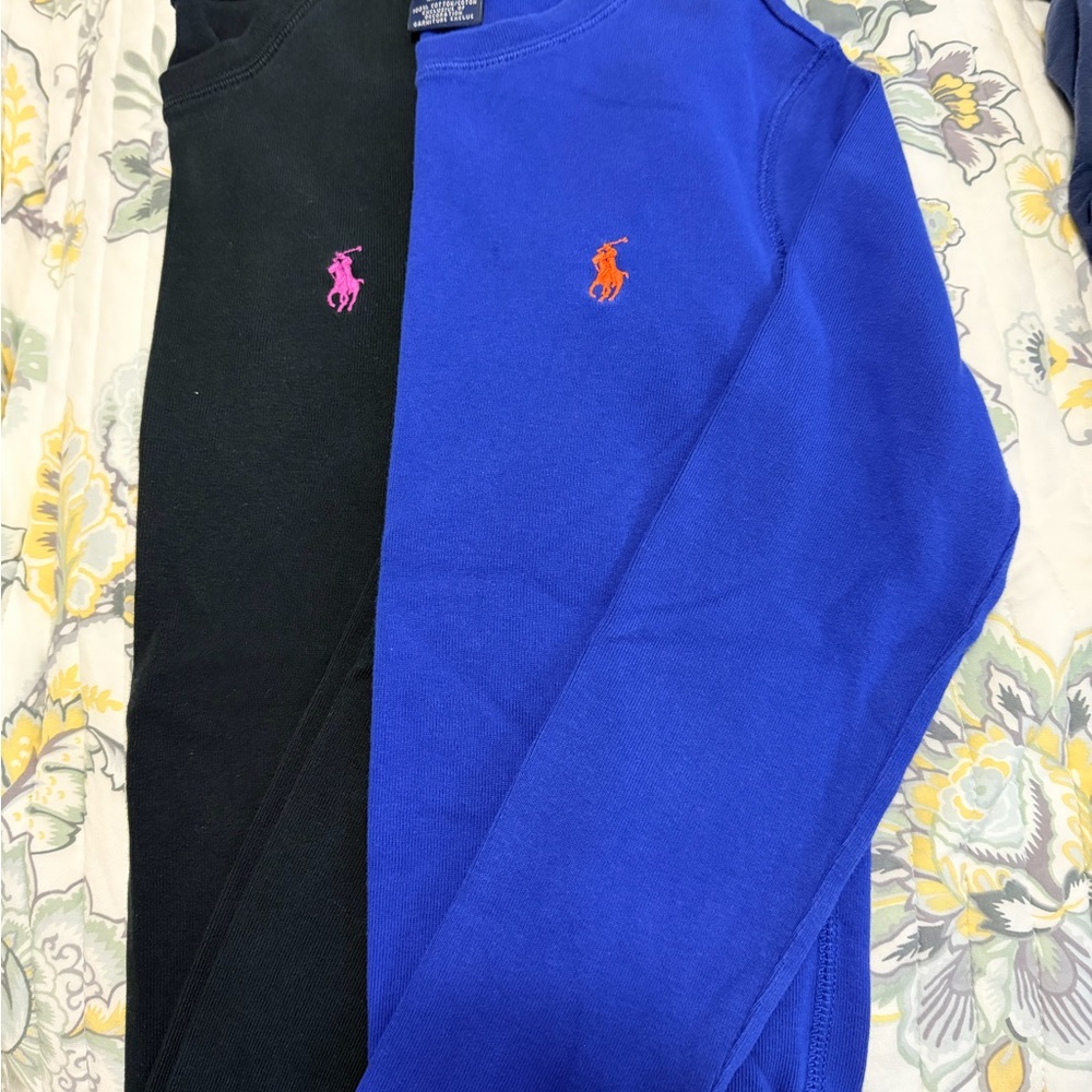 Ralph Lauren Sport Black and Blue Cotton Shirt